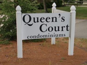 Queen's Court Sign